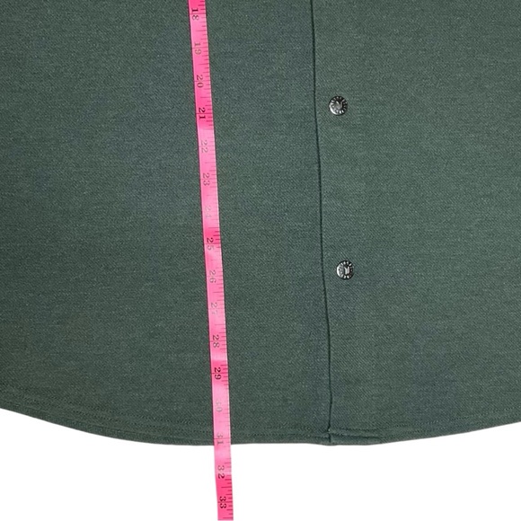 Linksoul Wyeth Shirt Jacket Shacket Men XL Snap Button Gray Cabin Core Golf Wear - Picture 8 of 10